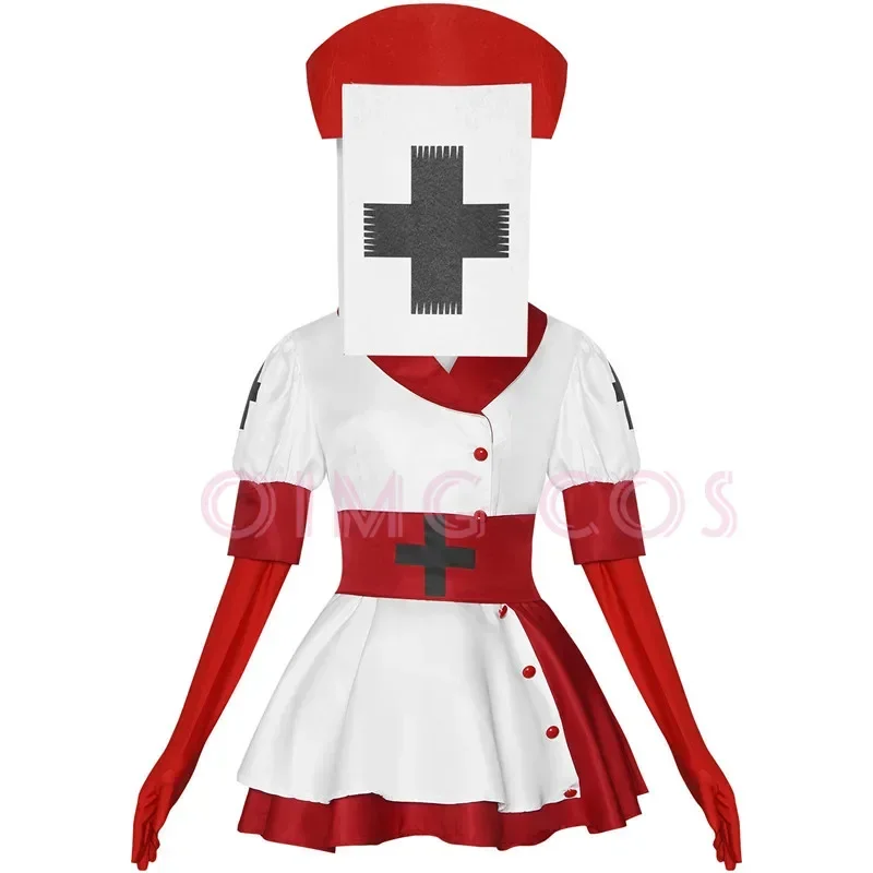 Anime Cosplay Dress For Men - Dark Deception Harvester Nurse Cosplay Costume