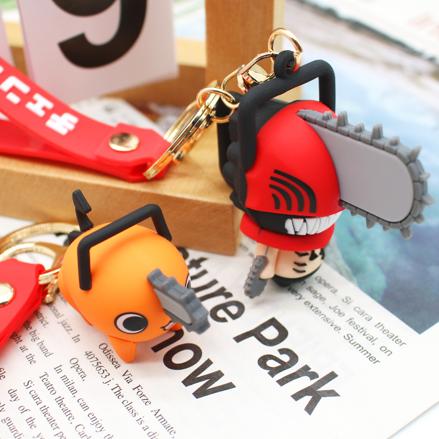 Anime Cosplay Chainsaw Man - ! Chainsaw Man Keychains Cartoon Anime