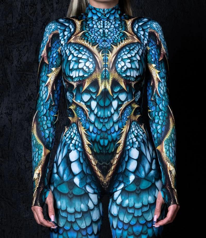 Anime Cosplay Armor - Women CyberPunk Dragon Gothic Devil Monster