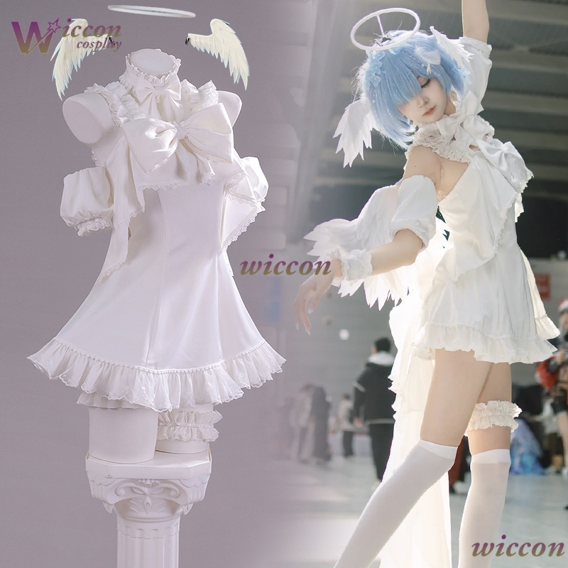 Anime Cosplay Rem - CosRoom Re:0 Ram Rem Relax Time