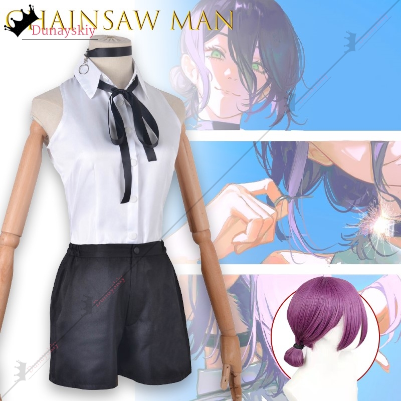 Anime Cosplay Chainsaw Man - ARasputin Chainsaw Man Cosplay Costume{YiNuo} Demon