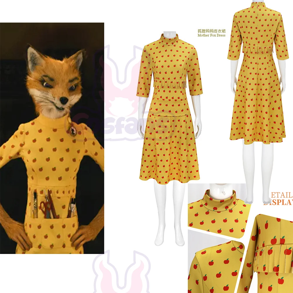 Anime Cosplay Outfit - Movie Fantastic Mr Fox Mrs Fox