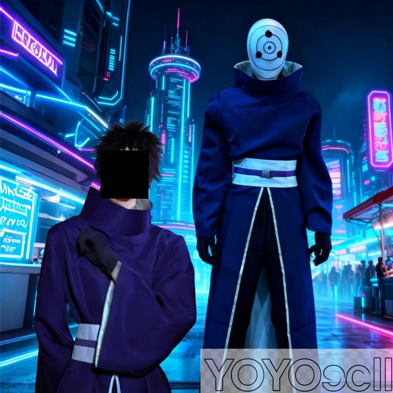 Obito Uchiha Cosplay Costume A - Anime Cosplay Obito ulasan dan harga