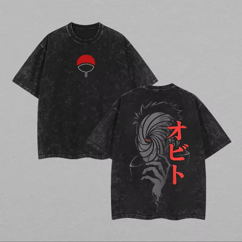 Naruto Obito Uchiha Men T Shir - Anime Cosplay Obito ulasan dan harga
