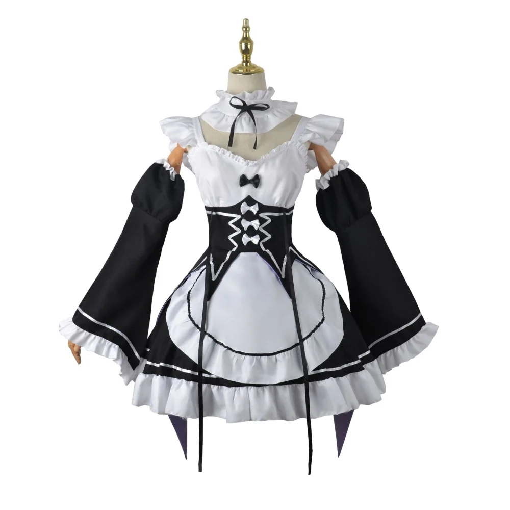 Anime Ram Rem Maid Cosplay Re  - Anime Cosplay Rem ulasan dan harga