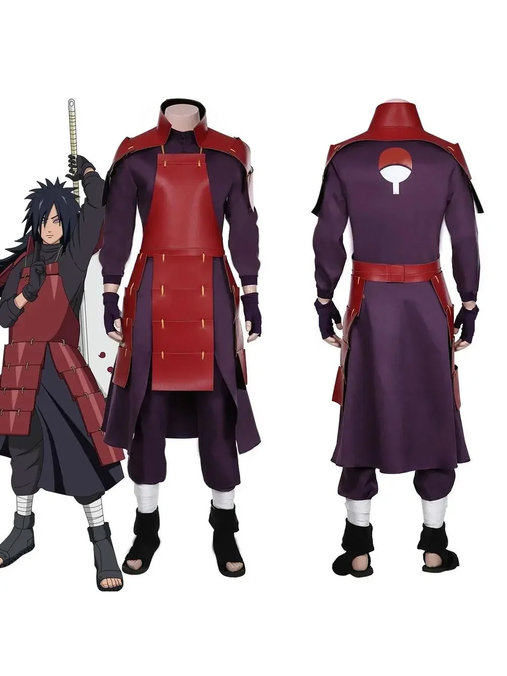 Anime Akatsuki Uchiha Madara C - Anime Cosplay Armor ulasan dan harga