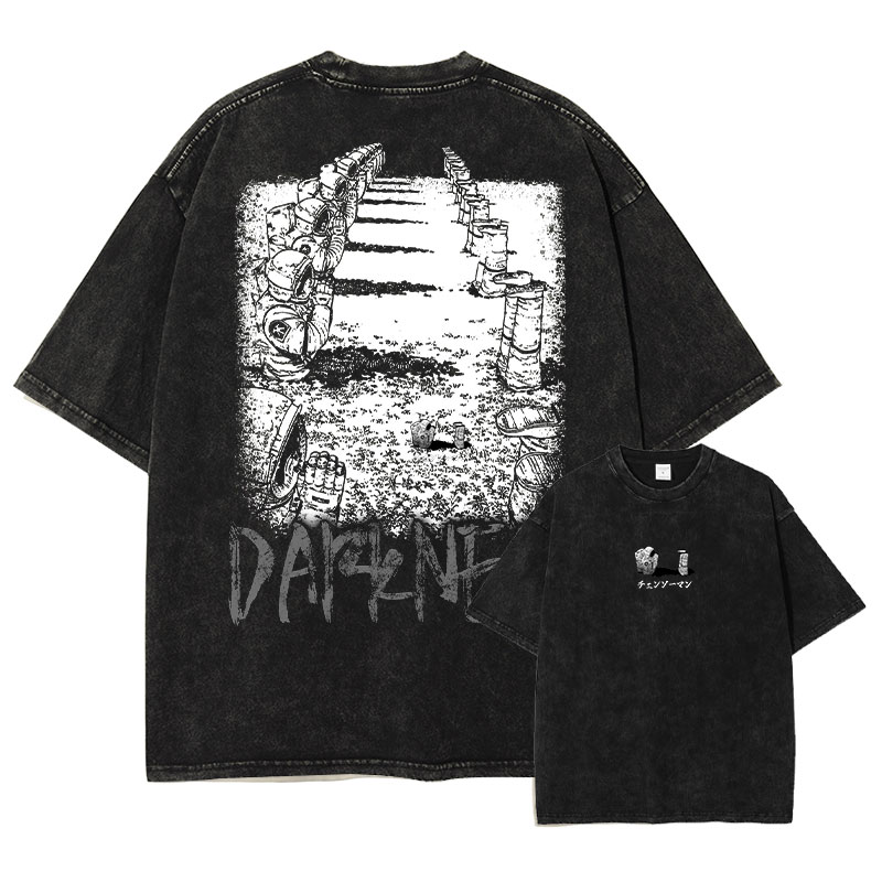 Bandai Anime Denji T Shirt Vin - Anime Cosplay Chainsaw Man ulasan dan harga