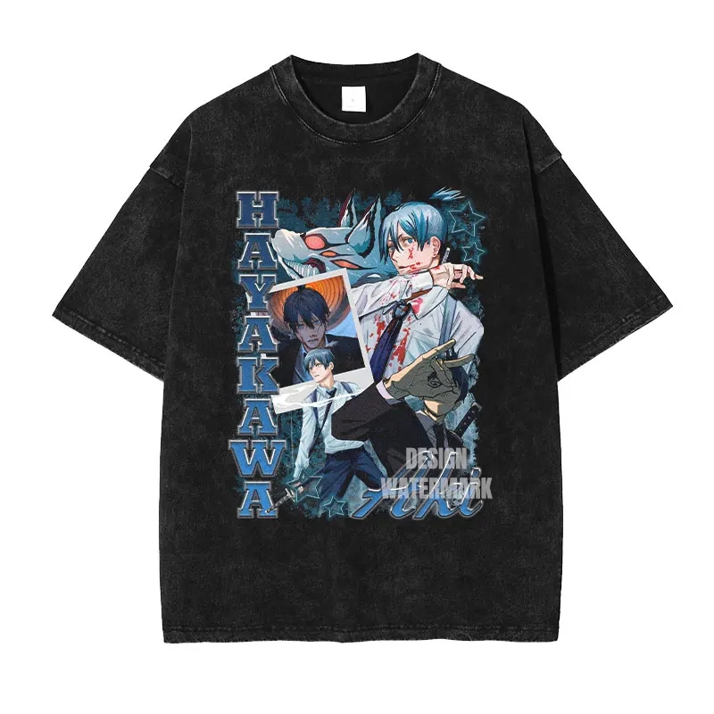 Bandai Anime Denji T Shirt Vin - Anime Cosplay Chainsaw Man ulasan dan harga