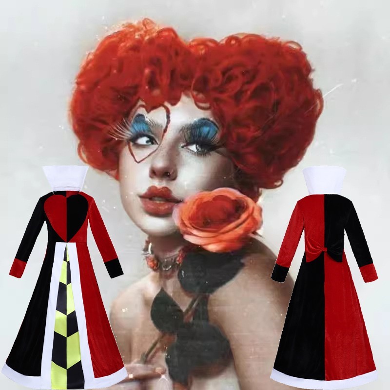 Queen Anime Red Heart Movie Co - Anime Cosplay Red Hair ulasan dan harga