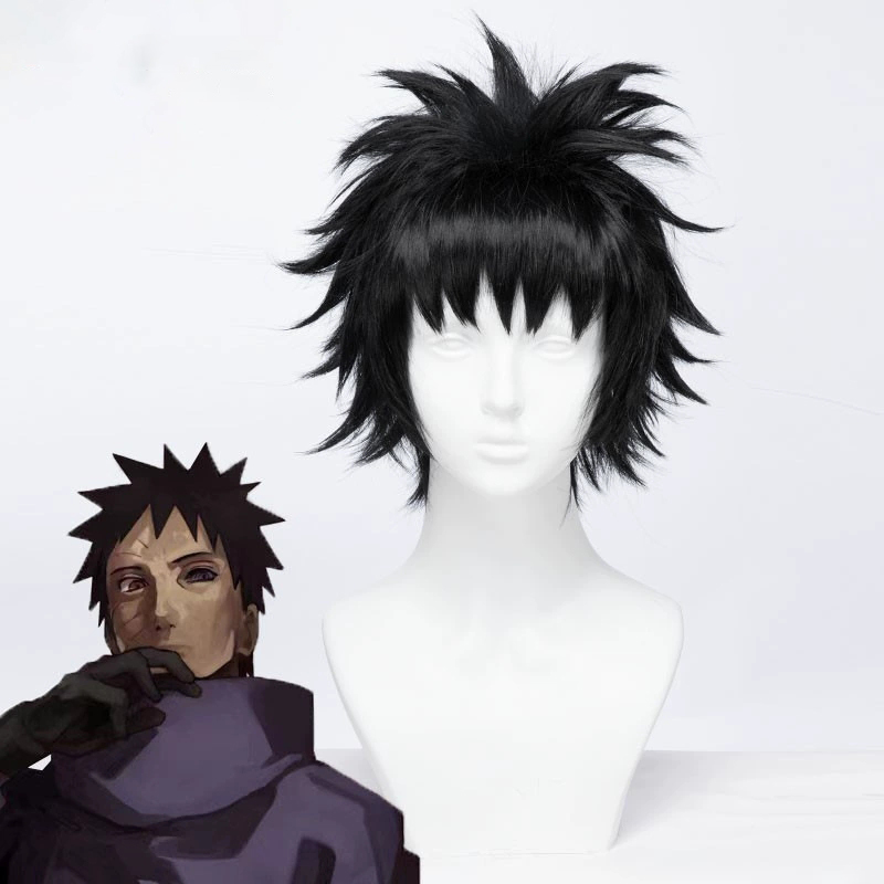 Cosplay Wig Uchiha Obito Anime - Anime Cosplay Obito ulasan dan harga