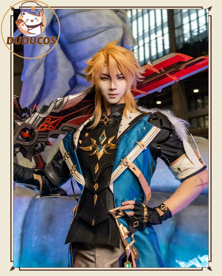 IN STOCK Varka Cosplay Costume - Anime Cosplay Armor ulasan dan harga