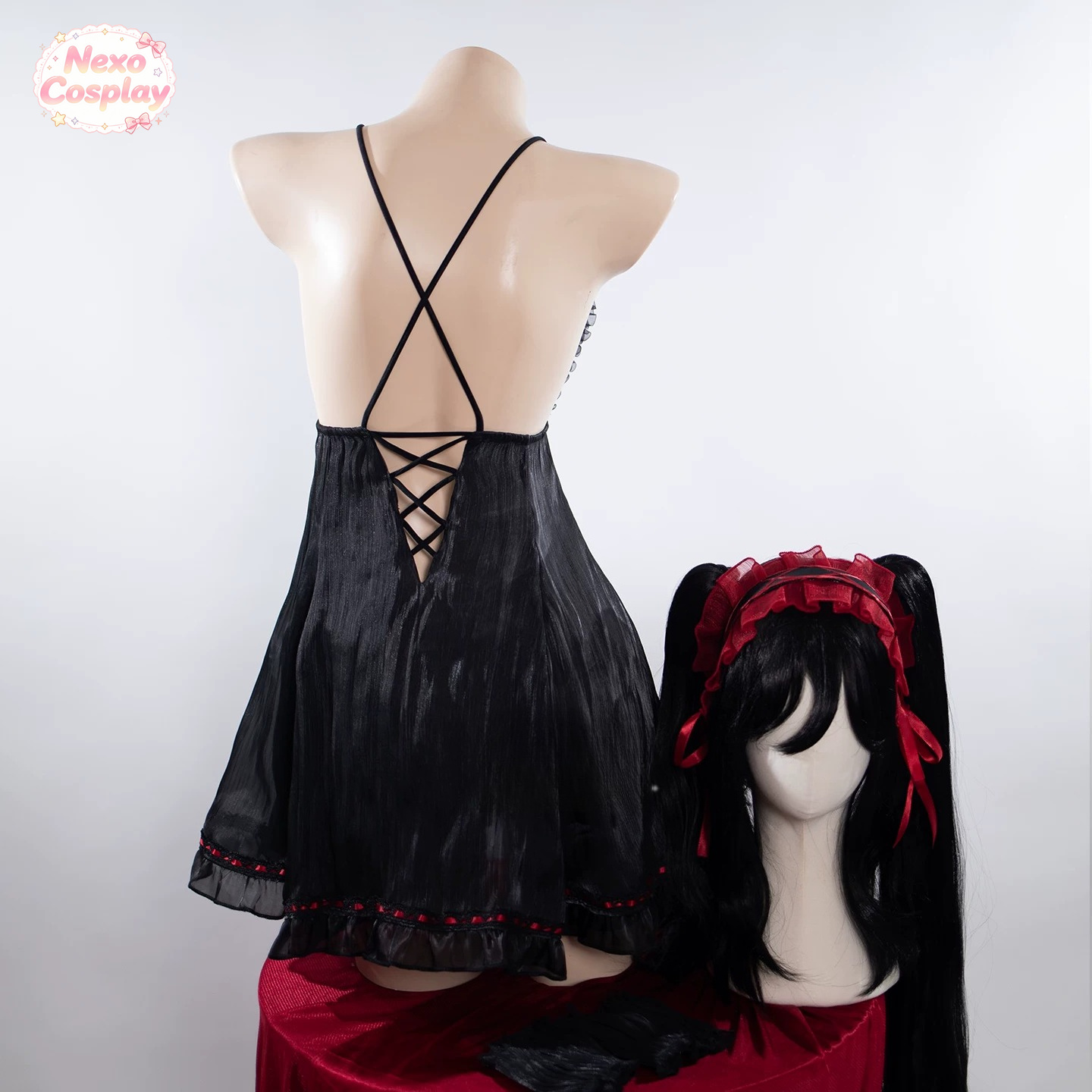 Date A Live Tokisaki Kurumi Co - Cosplay Anime Black ulasan dan harga