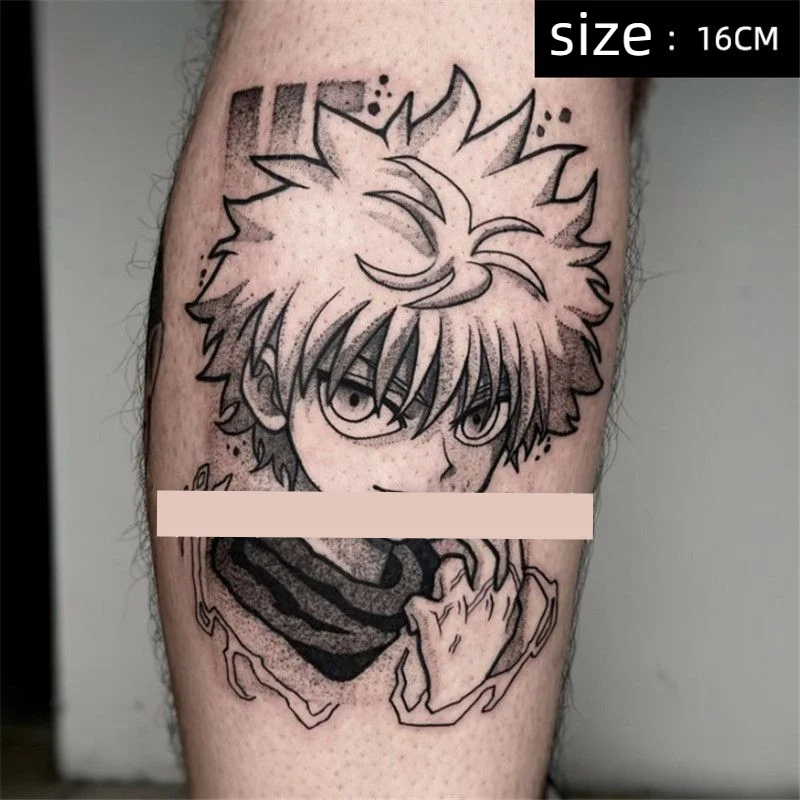 HUNTER X HUNTER Anime Temporar - Cosplay Anime Killua Zoldyck ulasan dan harga