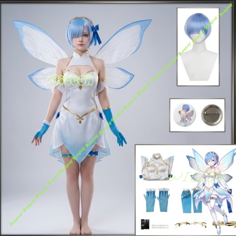 Re Zero Rem Flower Fairy Cospl - Anime Cosplay Rem ulasan dan harga