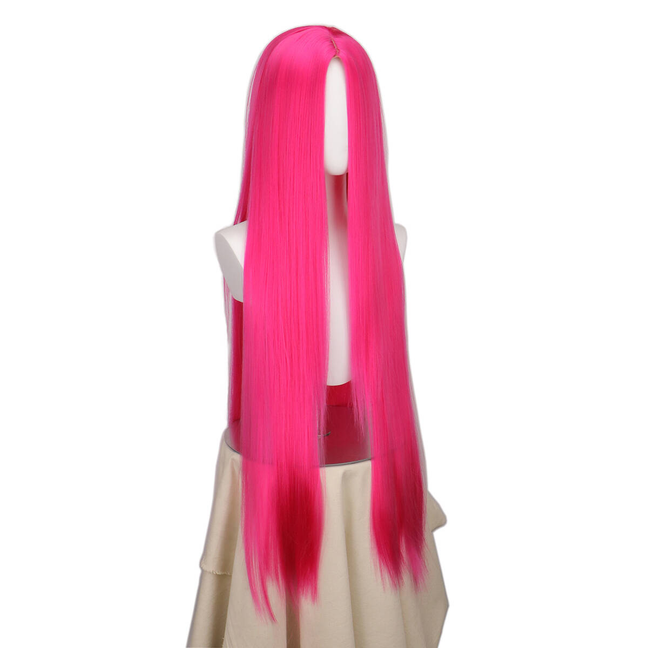 Diavolo Cosplay Wig 100CM rose - Anime Cosplay Red Hair ulasan dan harga