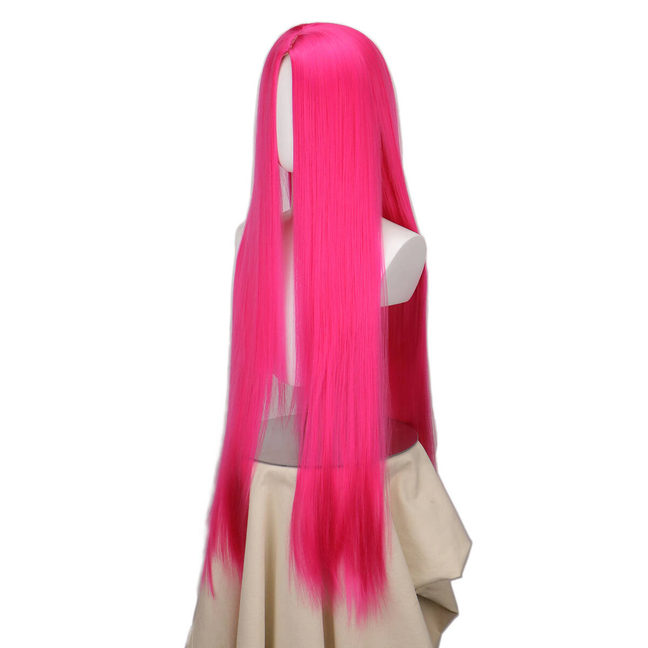 Diavolo Cosplay Wig 100CM rose - Anime Cosplay Red Hair ulasan dan harga