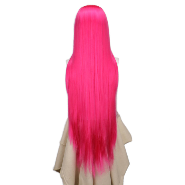 Diavolo Cosplay Wig 100CM rose - Anime Cosplay Red Hair ulasan dan harga