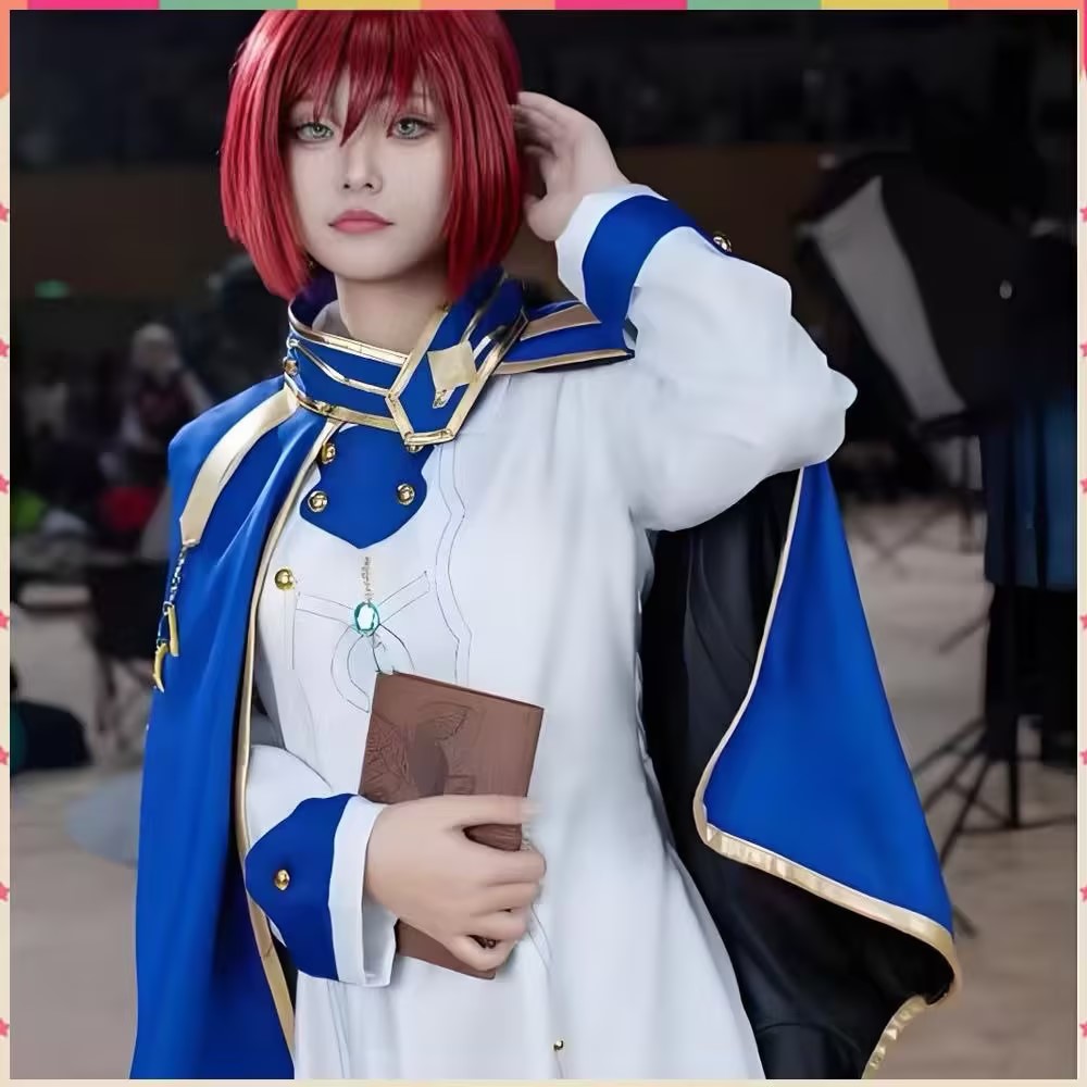 Shirayuki Cosplay Costumes Ani - Anime Cosplay Red Hair ulasan dan harga