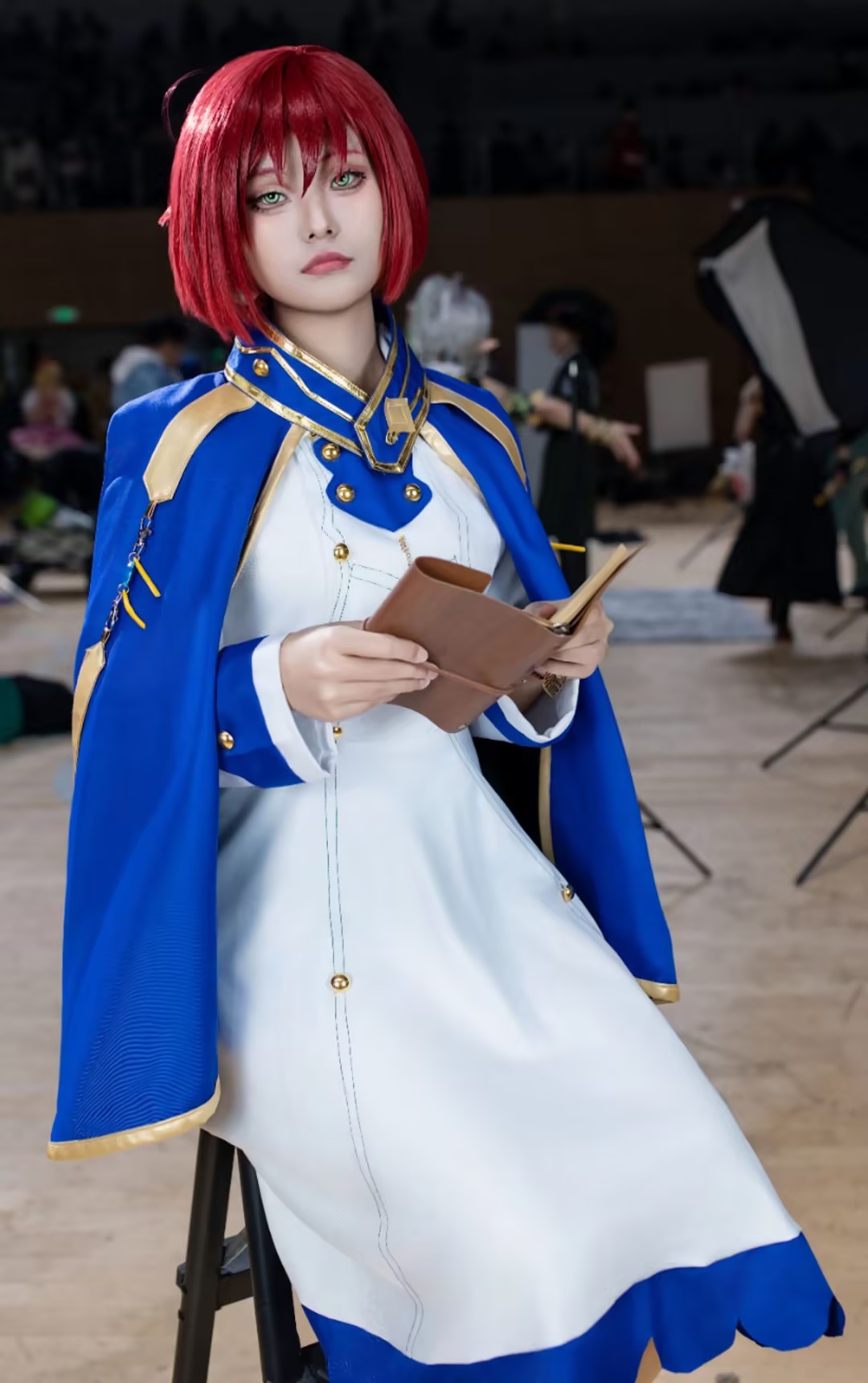 Shirayuki Cosplay Costumes Ani - Anime Cosplay Red Hair ulasan dan harga