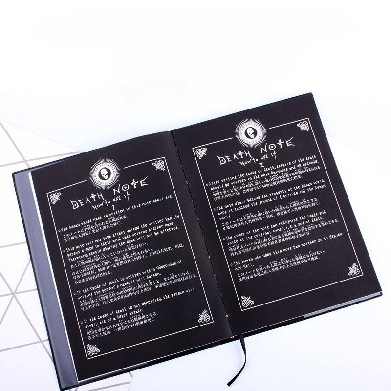 Anime Death Note Notebook Leat - Death Note Replica ulasan dan harga