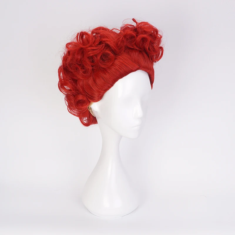 Alice Red Queen Cosplay Wig Qu - Anime Cosplay Red Hair ulasan dan harga