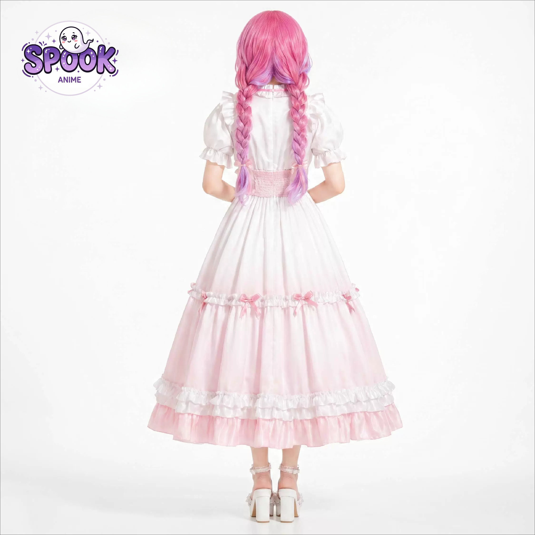 White Dress Sukoya Kana Cospla - Anime Cosplay Cafe ulasan dan harga