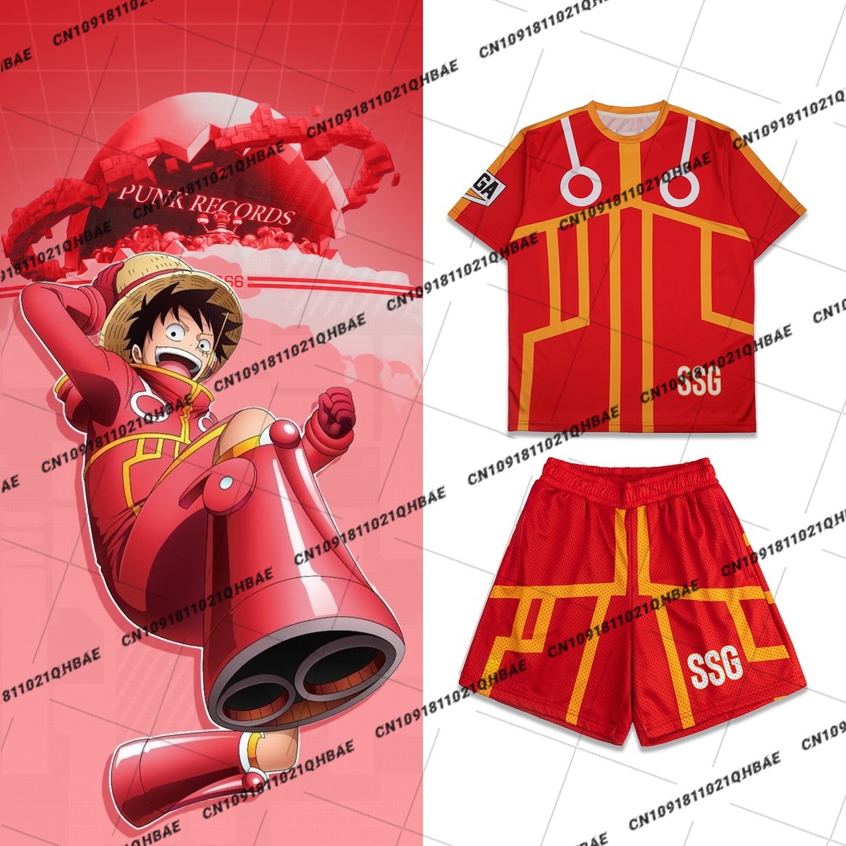 New Egghead Island Monkey D. L - Anime Cosplay Outfit ulasan dan harga