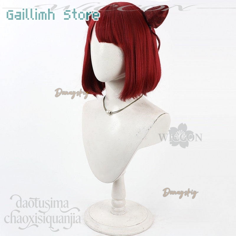 Anime My Deer Friend Nokotan C - Anime Cosplay Red Hair ulasan dan harga