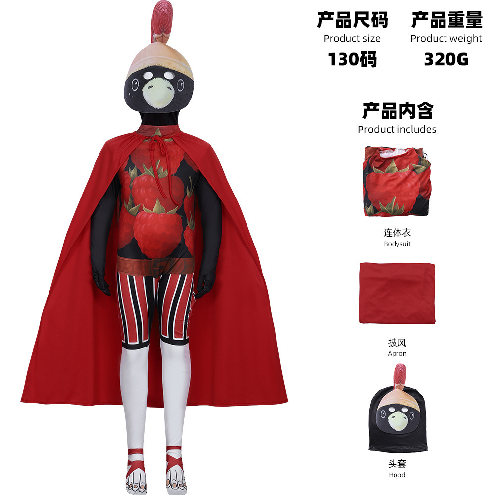Brown Cartoon Man Zentai Suit  - Anime Cosplay Face ulasan dan harga