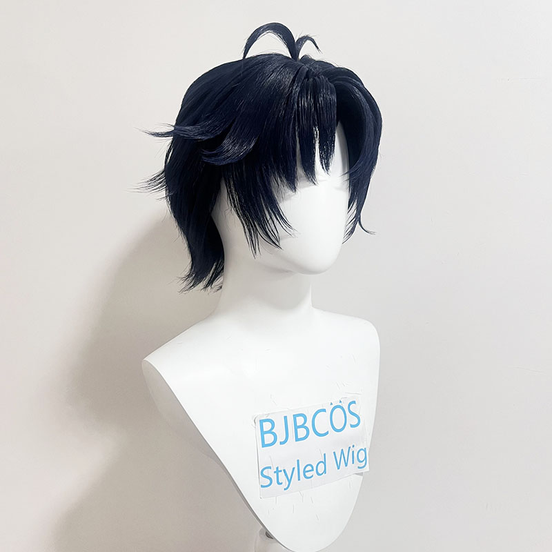 [Styled Wig]Asaba Harumasa Cos - Cosplay Anime Black ulasan dan harga
