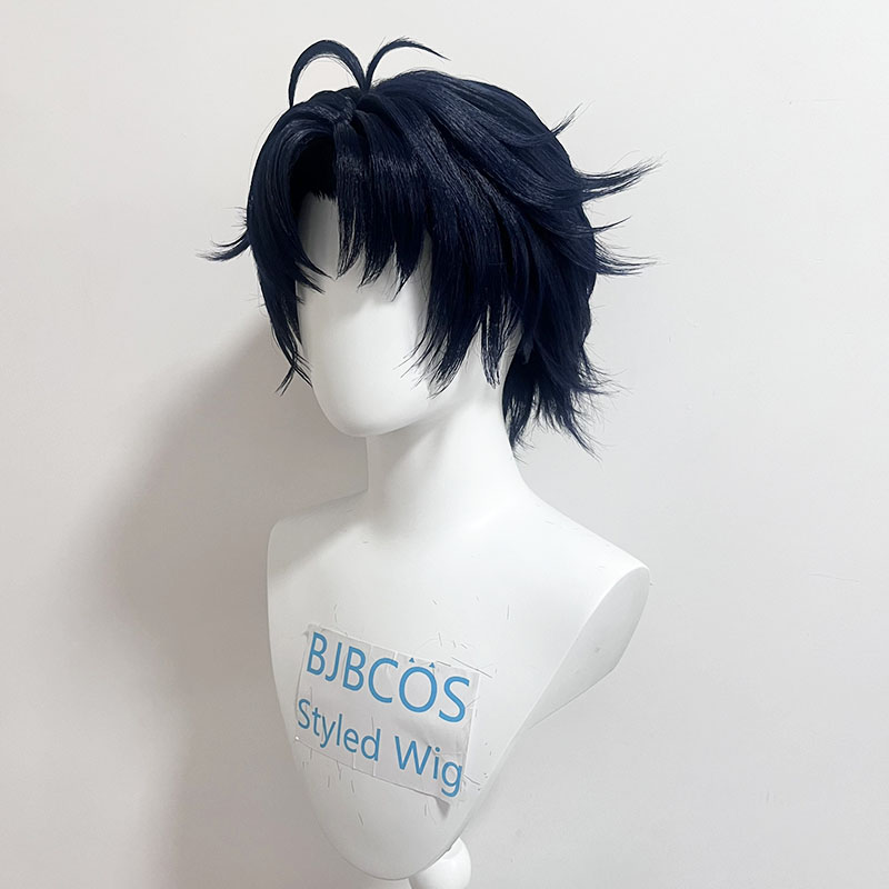 [Styled Wig]Asaba Harumasa Cos - Cosplay Anime Black ulasan dan harga