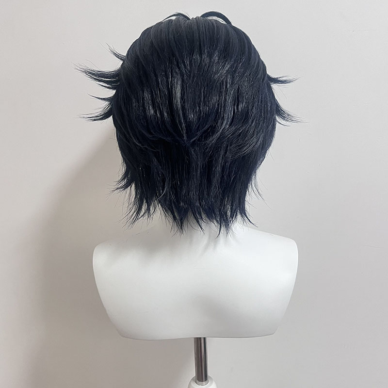 [Styled Wig]Asaba Harumasa Cos - Cosplay Anime Black ulasan dan harga