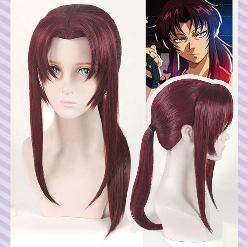 New BLACK LAGOON Rebecca Revy  - Anime Cosplay Red Hair ulasan dan harga
