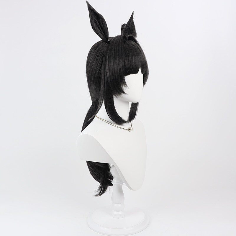 Logotype Cosplay Wig Uma Musum - Cosplay Anime Black ulasan dan harga