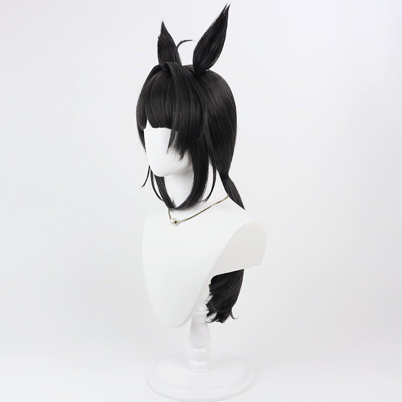 Logotype Cosplay Wig Uma Musum - Cosplay Anime Black ulasan dan harga