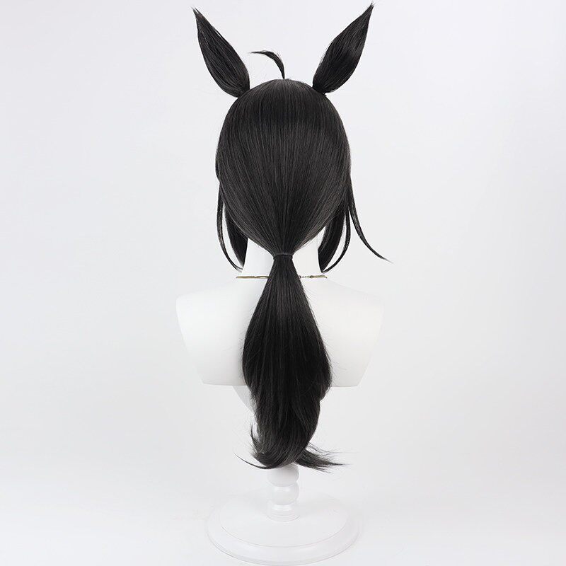 Logotype Cosplay Wig Uma Musum - Cosplay Anime Black ulasan dan harga