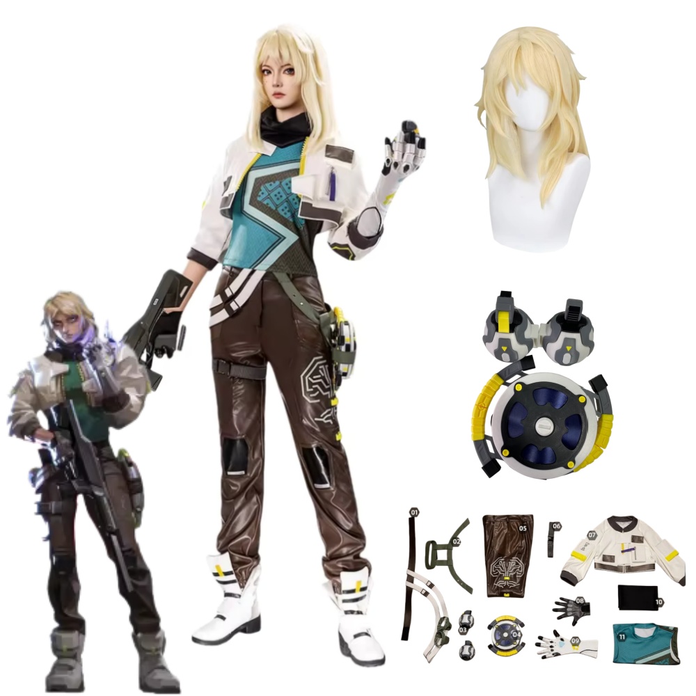 Deadlock Cosplay Costume Props - Anime Cosplay Outfit ulasan dan harga