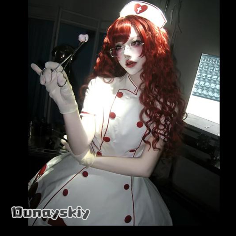 OHaYo%Bloody Nurse Fanart Hall - Anime Cosplay Nurse ulasan dan harga
