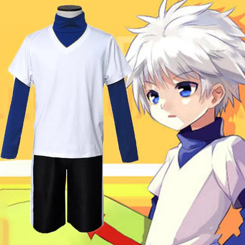 Anime Killua Zoldyck cosplay c - Cosplay Anime Killua Zoldyck ulasan dan harga