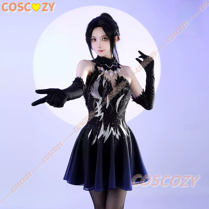 Medalist Hikaru Kamisaki Dress - Cosplay Anime Black ulasan dan harga