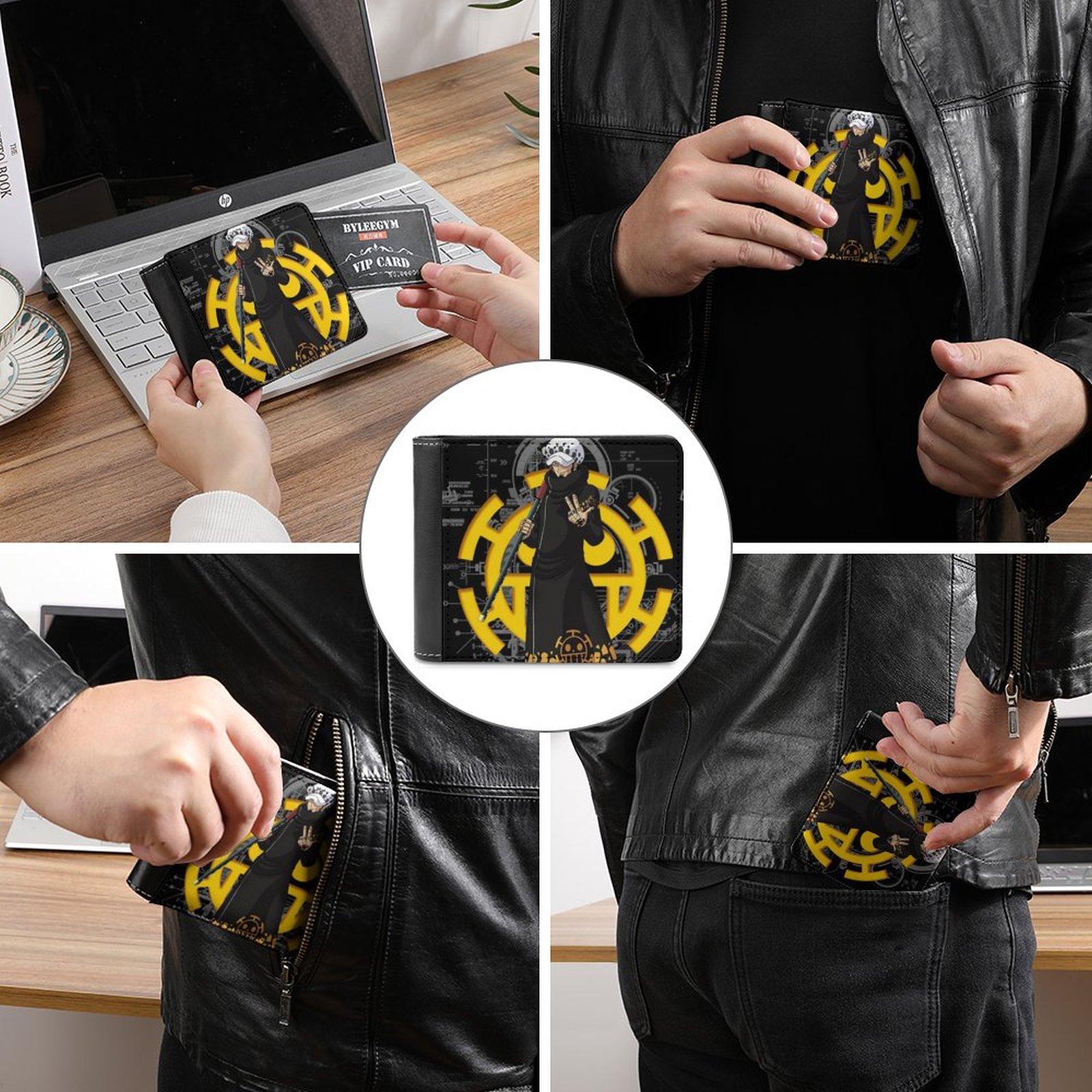 Trafalgar Law Men Wallet Pu Le - Death Note Replica ulasan dan harga