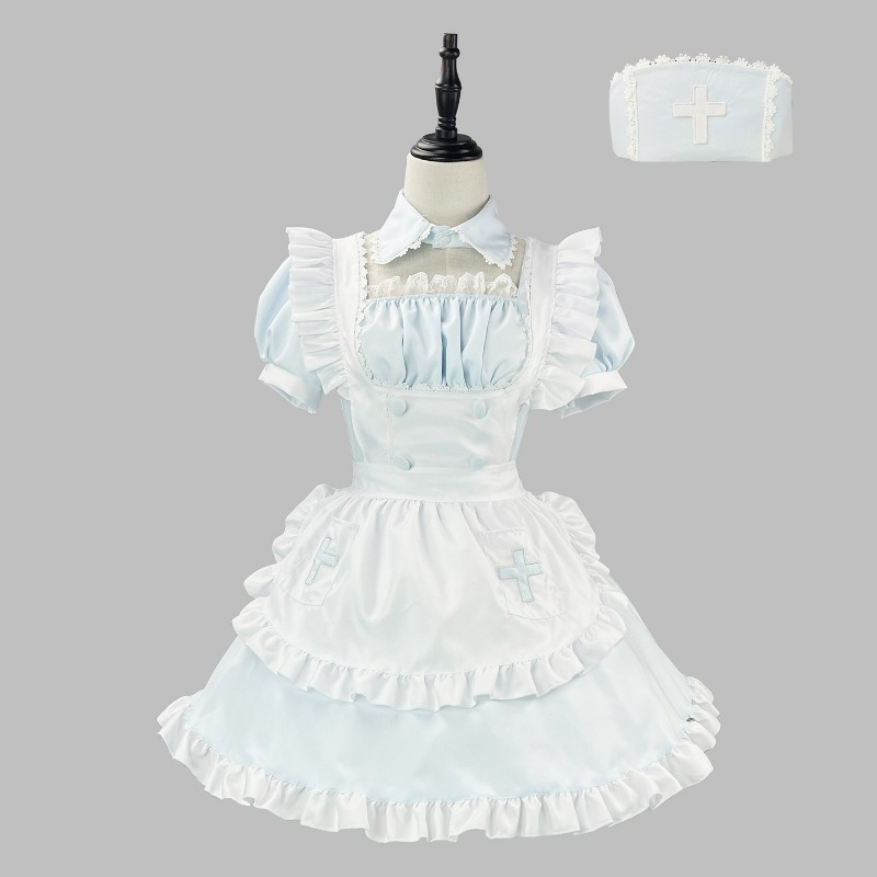 Anime Nurse Uniform Set Cospla - Anime Cosplay Nurse ulasan dan harga
