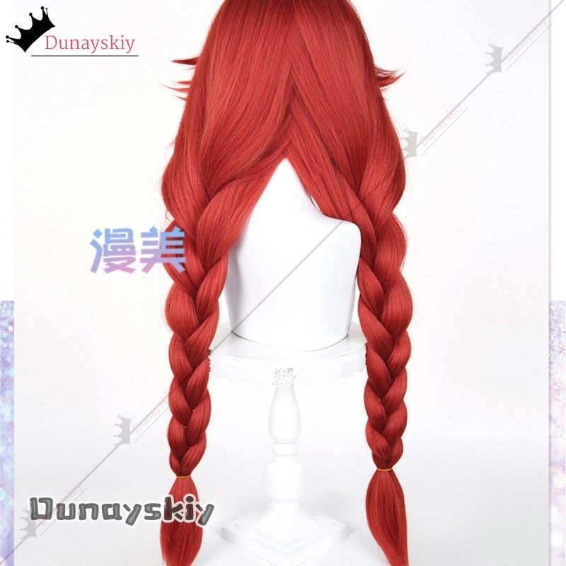 YiNuo@GACHIAKUTA Riyo Cosplay  - Anime Cosplay Red Hair ulasan dan harga