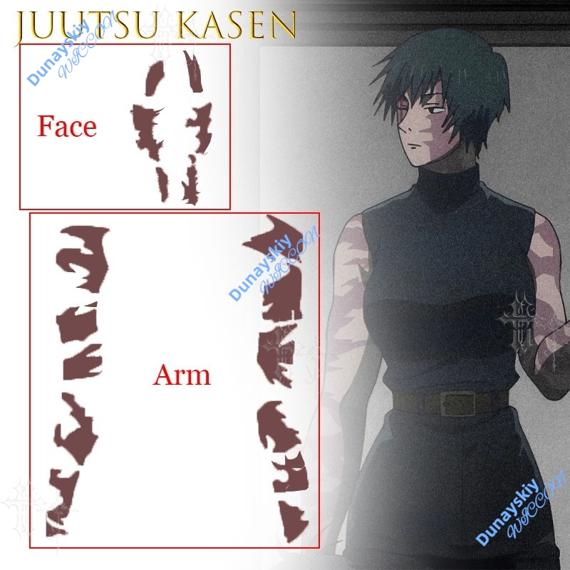 Anime Jujutsu Kaisen Zenin Mak - Anime Cosplay Face ulasan dan harga