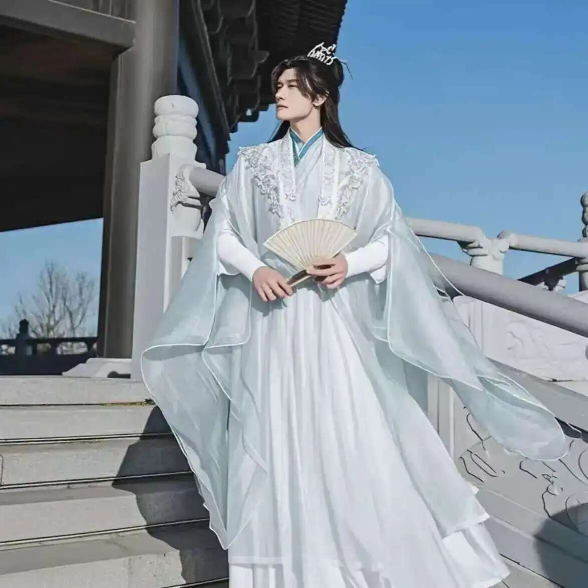 Large Size 3XL Hanfu Men Chine - Anime Cosplay Dress For Men ulasan dan harga